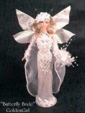 "Butterfly Bride" Custom Fantasy Doll by GoldenGirl