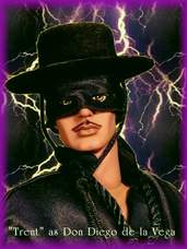 Trent Repaint as Zorro